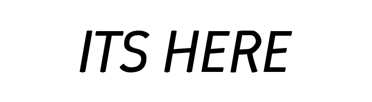 Absolut Reduced Italic  Free Fonts Download