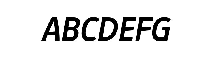 Absolut Reduced Medium Italic  Free Fonts Download