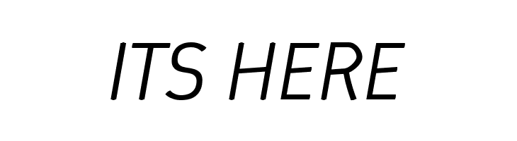 Absolut Reduced Light Italic  Free Fonts Download