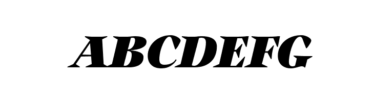 Auxerre 86 Black Italic reduced  Free Fonts Download