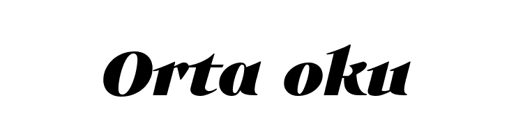 Auxerre 86 Black Italic reduced  Free Fonts Download
