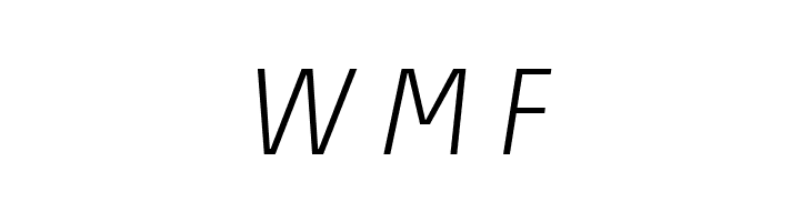 Josef Reduced ExtraLight Italic  Free Fonts Download