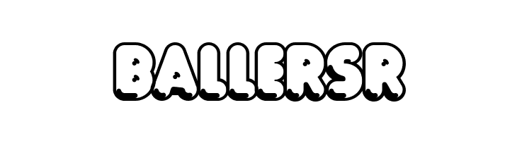 Boule Reduced Contour  Free Fonts Download