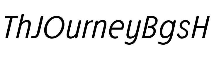 Josefa Rounded Reduced Light Italic  Free Fonts Download