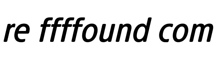 Josefa Rounded Reduced Book Italic  Free Fonts Download