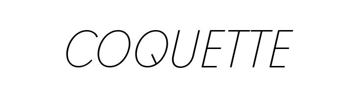 Josefa Rounded Reduced Thin Italic  Free Fonts Download