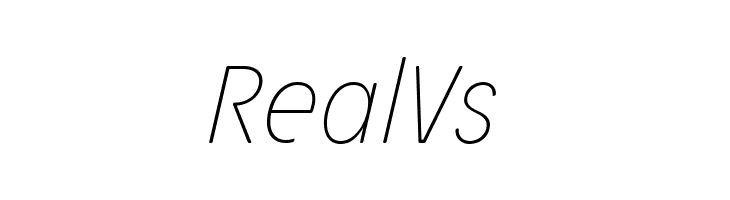 Josefa Rounded Reduced Thin Italic  Free Fonts Download