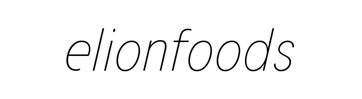 Josefa Rounded Reduced Thin Italic  Free Fonts Download