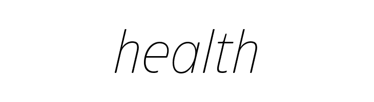 Josefa Rounded Reduced Thin Italic  Free Fonts Download