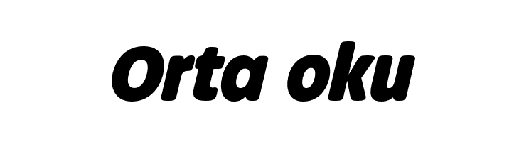 Josefa Rounded Reduced Bold Italic  Free Fonts Download