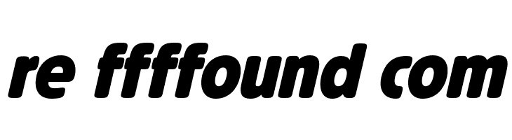 Josefa Rounded Reduced Bold Italic  Free Fonts Download