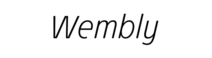 Josefa Rounded Reduced ExtraLight Italic  Free Fonts Download