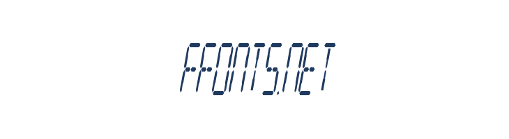 Digital Readout Condensed font — Lorem ipsum body text preview