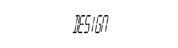 Digital Readout Condensed  Free Fonts Download