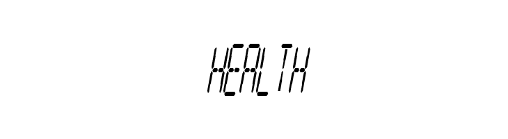 Digital Readout Condensed  Free Fonts Download