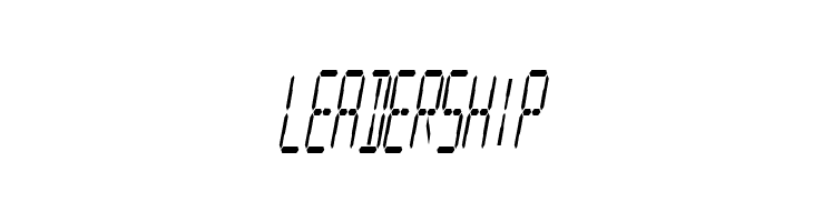 Digital Readout Condensed  Free Fonts Download