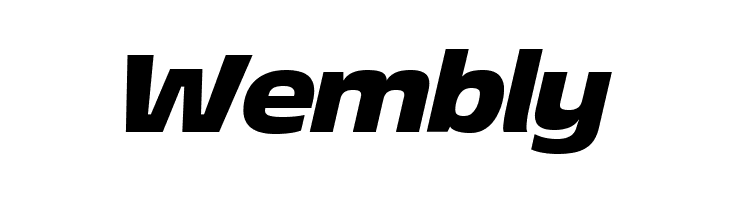 &Eacute;conoSans Reduced 94 Black Exp Ita  Free Fonts Download