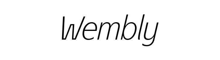 &Eacute;conoSans Reduced 46 Light Italic  Free Fonts Download