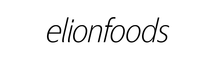 ÉconoSans Reduced 46 Light Italic  Free Fonts Download