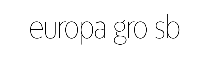 ÉconoSans Reduced 35 Thin  Free Fonts Download