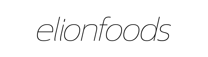 EconoSansRed-34ThinExpIta  Free Fonts Download