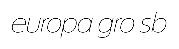 EconoSansRed-34ThinExpIta  Free Fonts Download