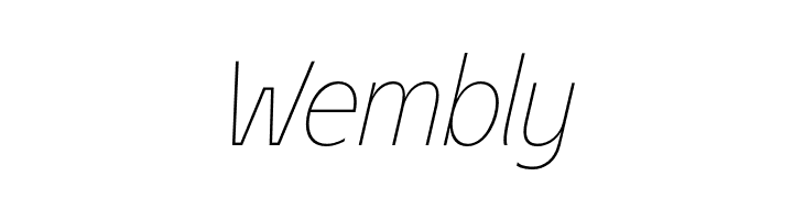 EconoSansRed-36ThinItalic  Free Fonts Download