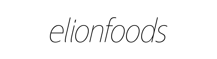 EconoSansRed-36ThinItalic  Free Fonts Download