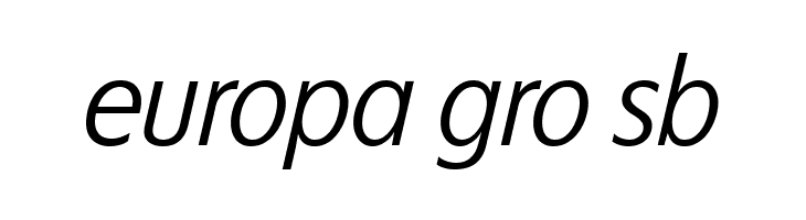 ÉconoSans Reduced 56 Italic  Free Fonts Download
