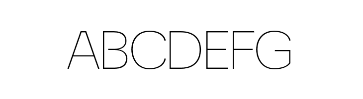 EconoSansRed-33ThinExpanded  Free Fonts Download