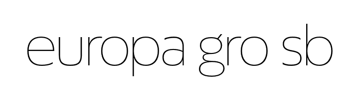 EconoSansRed-33ThinExpanded  Free Fonts Download