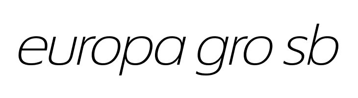 ÉconoSans Reduced 44 Light Exp Ita  Free Fonts Download