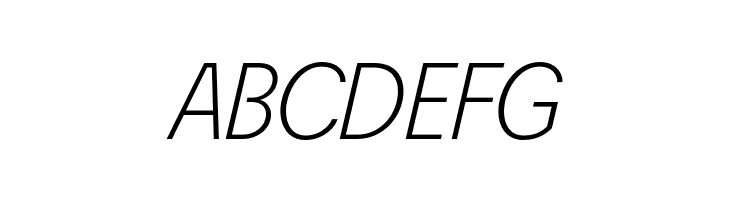 EconoSansRed-46LightItalic  Free Fonts Download
