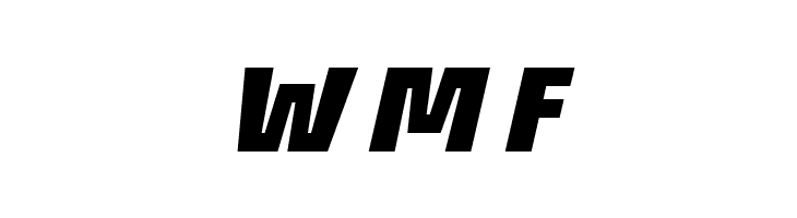 &Eacute;conoSans Reduced 96 Black Italic  Free Fonts Download