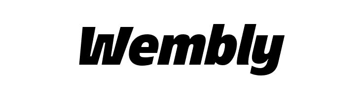 &Eacute;conoSans Reduced 96 Black Italic  Free Fonts Download