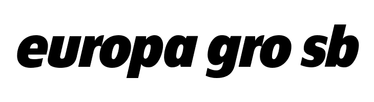 ÉconoSans Reduced 96 Black Italic  Free Fonts Download