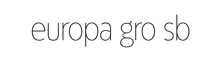 EconoSansRed-35Thin  Free Fonts Download