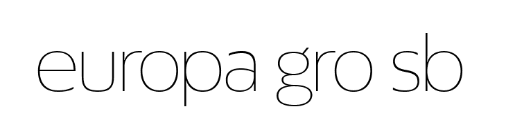 ÉconoSans Reduced 33 Thin Expanded  Free Fonts Download