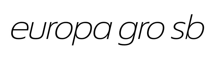 EconoSansRed-44LightExpIta  Free Fonts Download