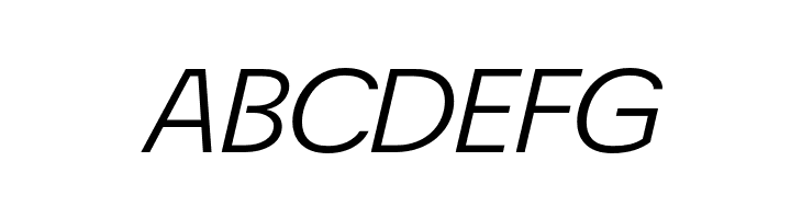 EconoSansRed-54BookExpIta  Free Fonts Download