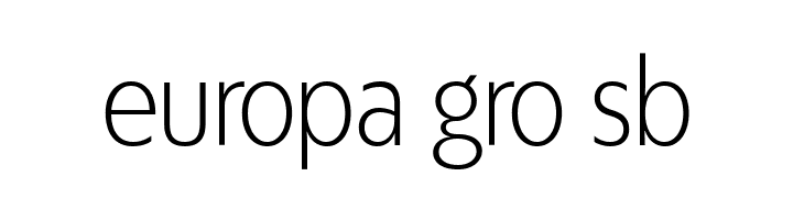 ÉconoSans Reduced 45 Light  Free Fonts Download
