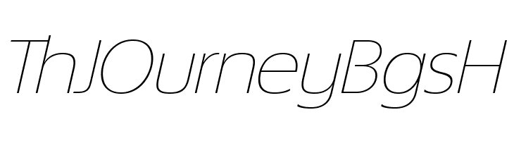 ÉconoSans Reduced 34 Thin Exp Ita  Free Fonts Download