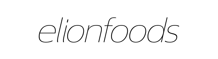 ÉconoSans Reduced 34 Thin Exp Ita  Free Fonts Download