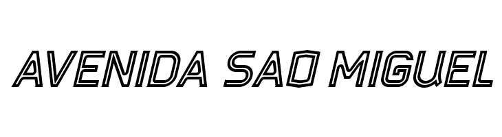 Djavaloca-Inline-DEMO Italic  Free Fonts Download