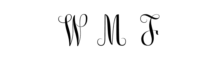 Free Monogram  Free Fonts Download