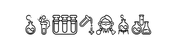 Chemistry Icon  Free Fonts Download