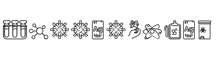 Chemistry Icon  Free Fonts Download