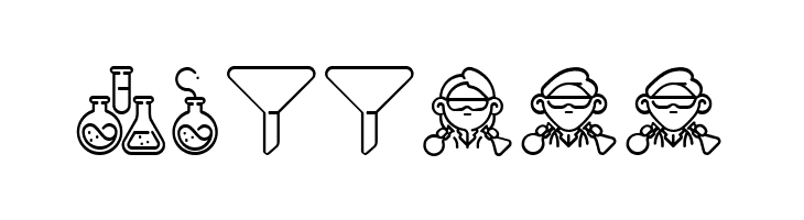 Chemistry Icon  Free Fonts Download