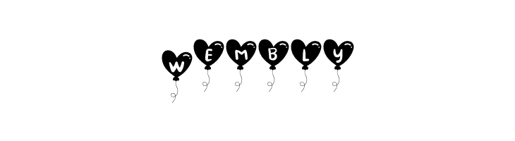 Lovely Ballon  Free Fonts Download