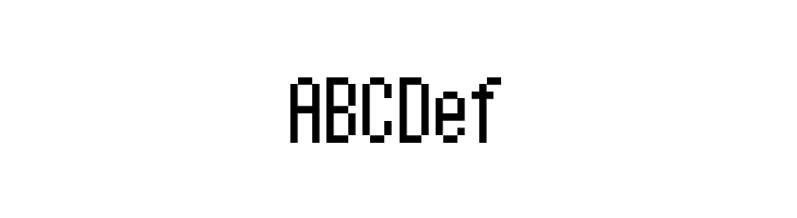 Readable 9x4  Free Fonts Download